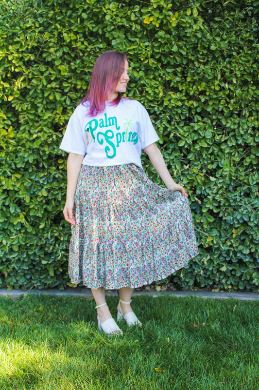 Spring Floral Skirt