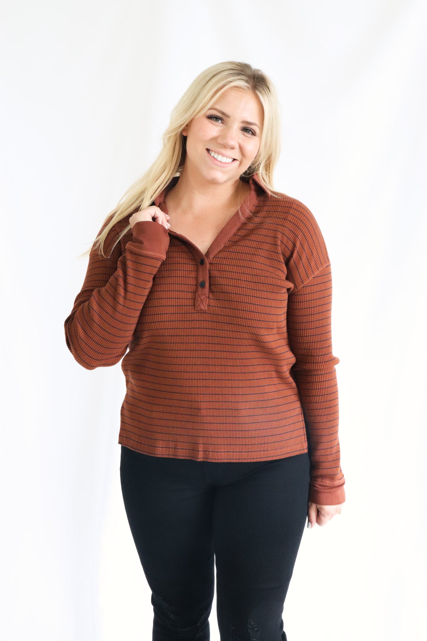 Eleanor Ribbed Top - Brooklynn Avenue