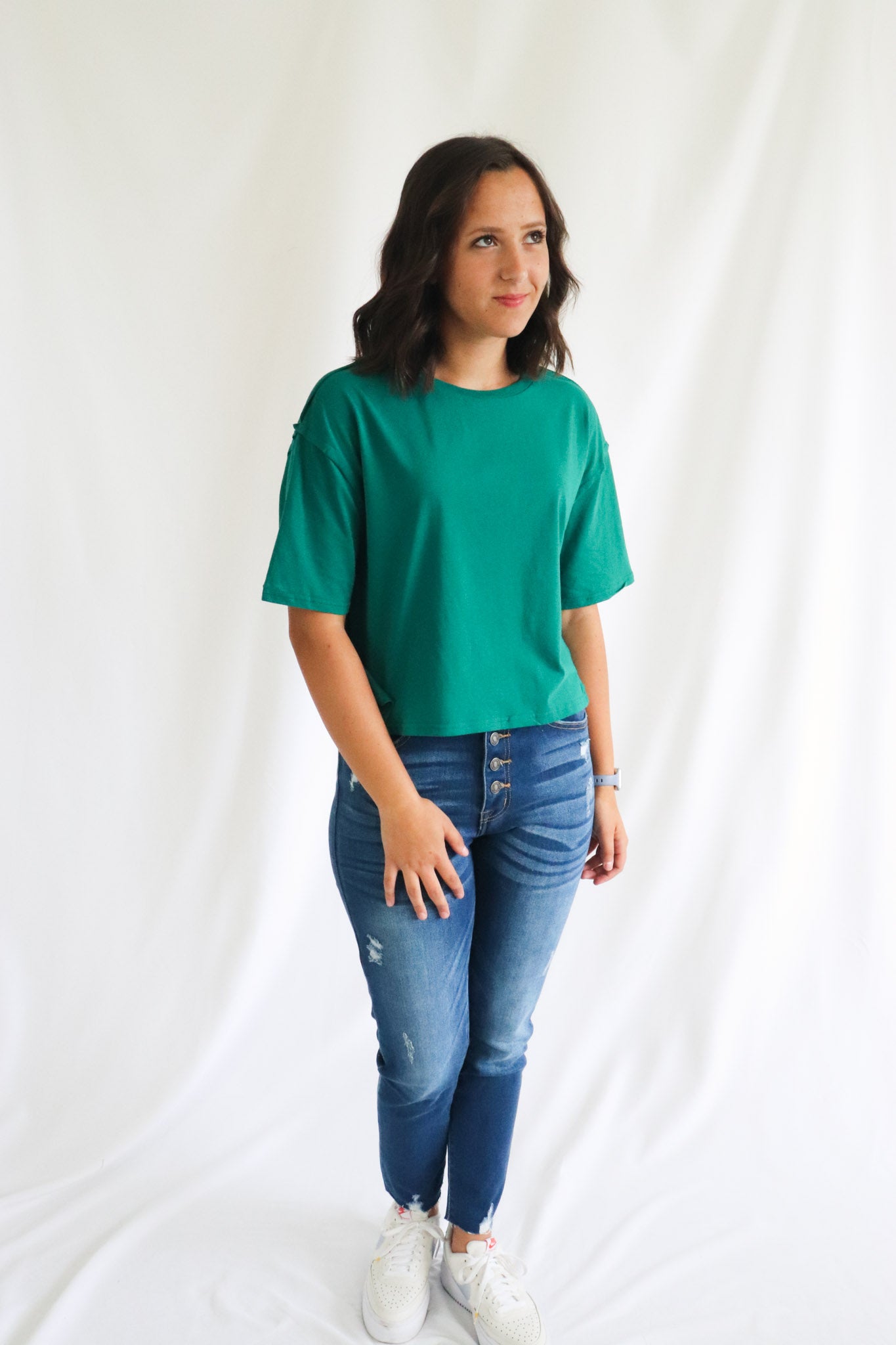 Emerald City Crop Tee - Brooklynn Avenue